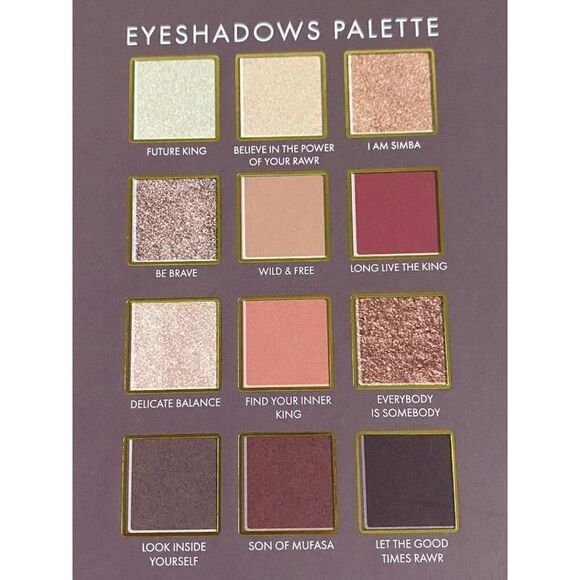 Disney The Lion King Eyeshadow Palette 12 Colors With Mirror Simba NEW - Picture 10 of 10
